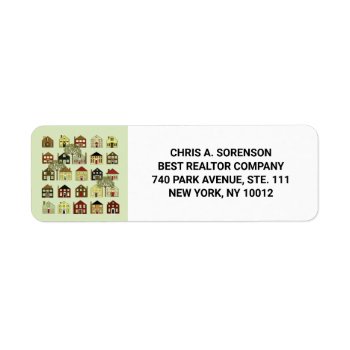 Real Estate Agent Label by ebbies at Zazzle