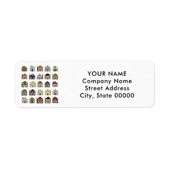 Real Estate Agent Label by partygames at Zazzle