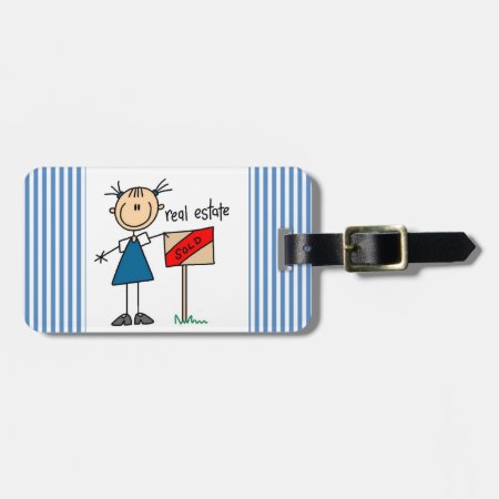 Real Estate Agent Luggage Tag