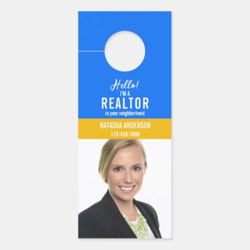 Real Estate Agent Marketing Just Sold Homes Door Hanger