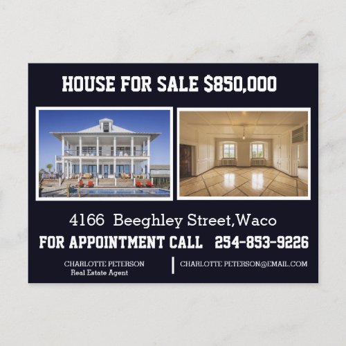 Real Estate Agent Marketing Postcard