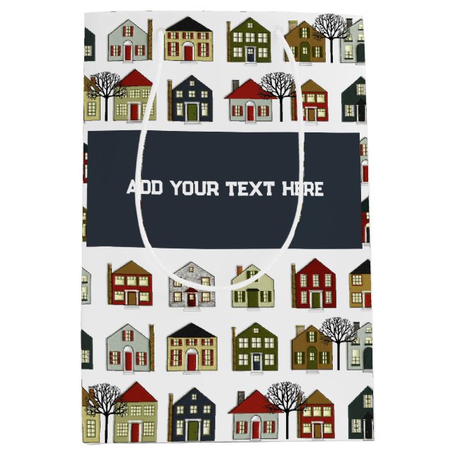 Real Estate Agent Medium Gift Bag (Front)