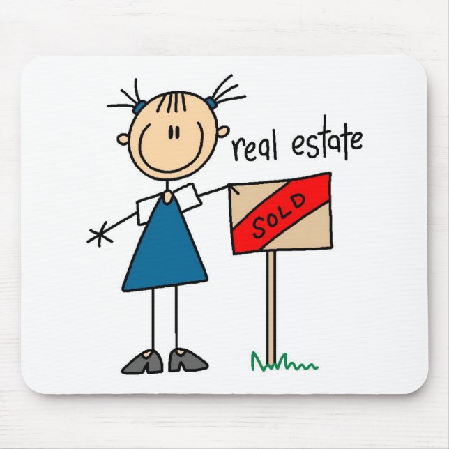 Real Estate Agent Mouse Pad (Front)