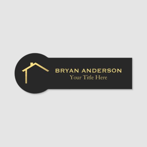 Real Estate Agent Name Tag