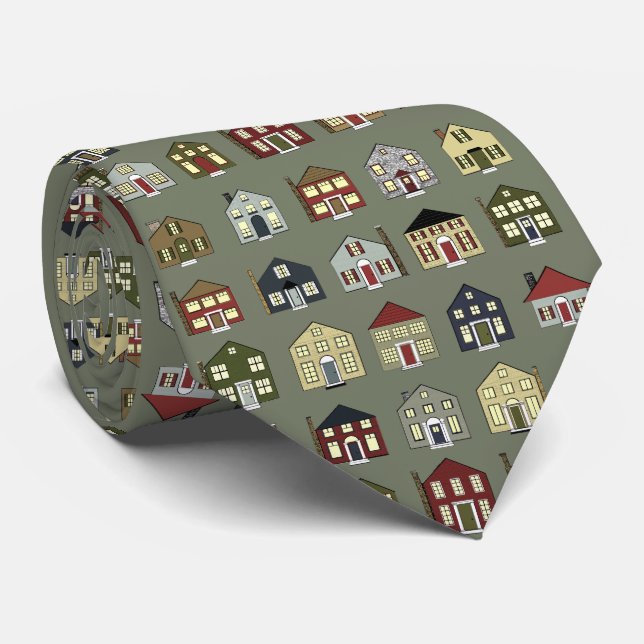 Real Estate Agent Neck Tie (Rolled)