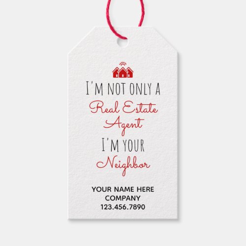Real Estate Agent Neighbor Prospect Farm Gift Tags
