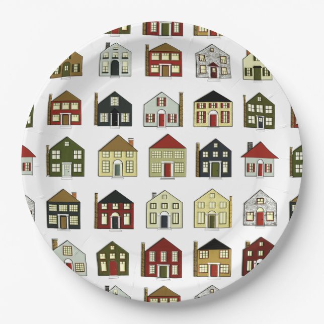 Real Estate Agent Paper Plates (Front)