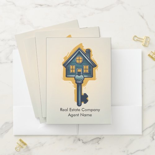 Real Estate Agent Pocket Folder