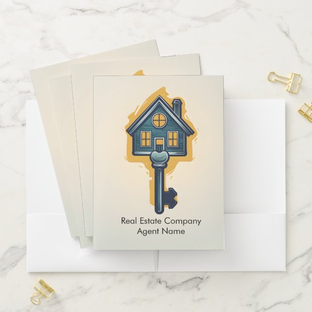 Real Estate Agent Pocket Folder (In Situ)