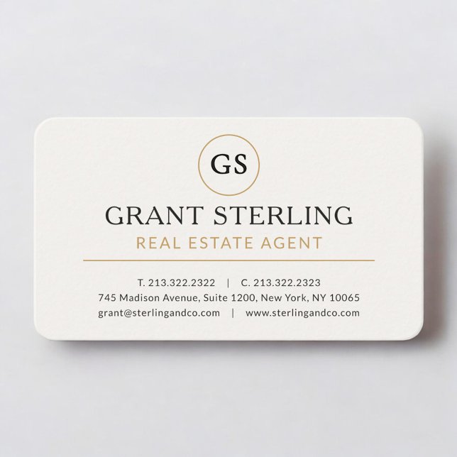 Real Estate Agent Professional Business Card (Creator Uploaded)