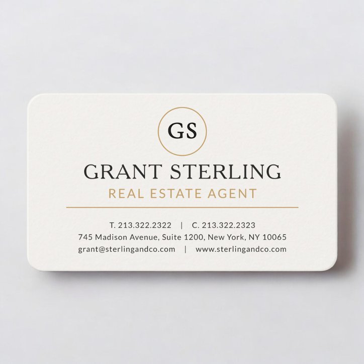 Real Estate Agent Professional Business Card