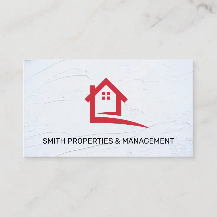 Real Estate Agent Properties Management Appointment Card Zazzle