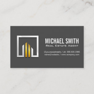 Real Estate Agent   Property Manager Business Card