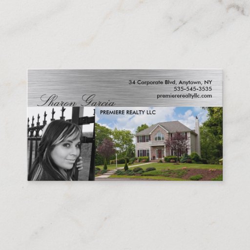 Customizable Realtor Real Estate Agent Business Cards