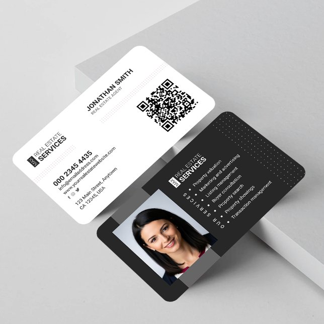 Real estate agent, Real estate company, Realtor Business Card (Creator Uploaded)