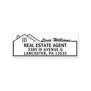 Real Estate Agent,Realtor Address,Realtor Rubber Stamp
