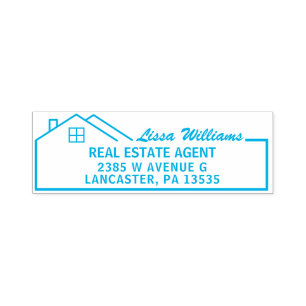 Real Estate Agent,Realtor Address,Realtor Self-inking Stamp