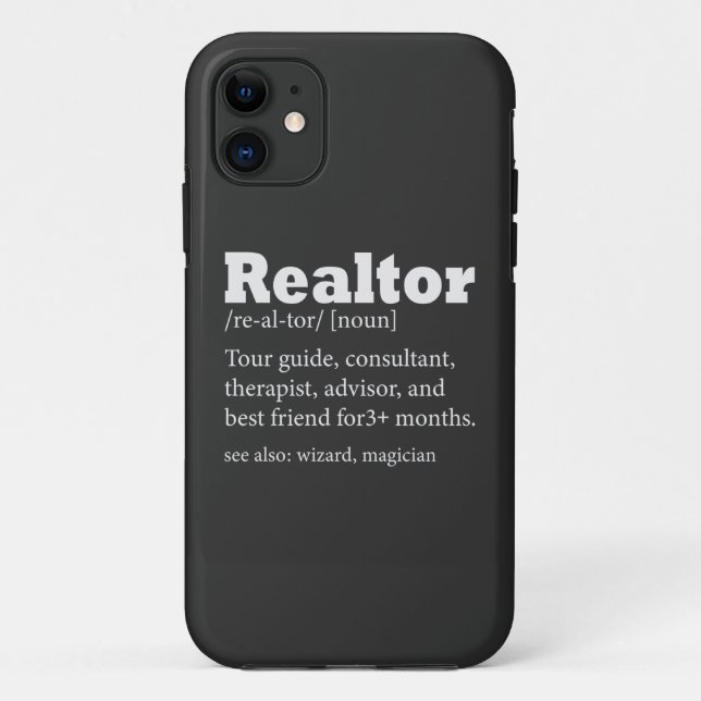 Real Estate Agent Realtor Funny Iphone 14 Case (Back)