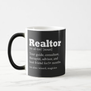 Real Estate Agent Realtor Funny Quote Color Morph Mug