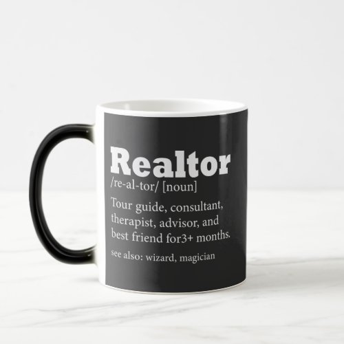 Real Estate Agent Realtor Funny Quote   Magic Mug