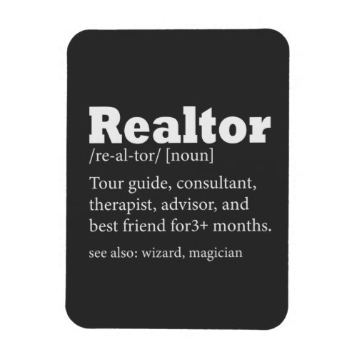 Real Estate Agent Realtor Funny Quote  Magnet