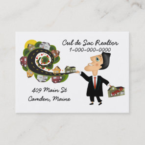 Real Estate Agent Salesman Business Card