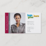 Real Estate Agent Sidebar (Horizontal) -Customize  Business Card
