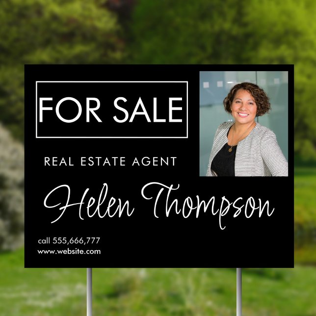 Real Estate Agent Sign Custom Selling House Market (Creator Uploaded)