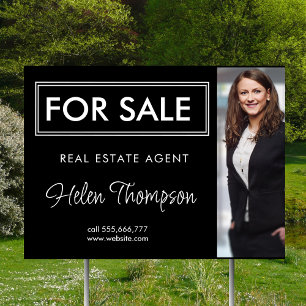 Real Estate Agent Sign Custom Selling House Market