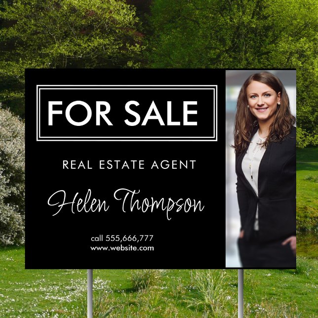 Real Estate Agent Sign Custom Selling House Market (Creator Uploaded)