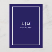 real estate agent simple blue minimalist