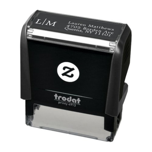 real estate agent simple minimalist self-inking stamp