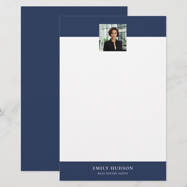 Real Estate Agent  Stationery (Front/Back)