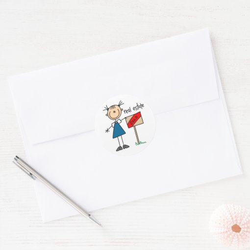 Real Estate Agent Sticker | Zazzle