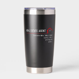 Real Estate Agent Thank You Insulated Tumbler