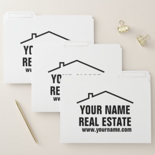 Real Estate and property development file folders