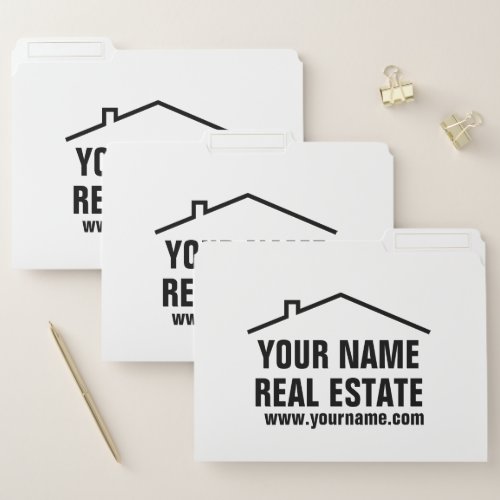 Real Estate and property development file folders