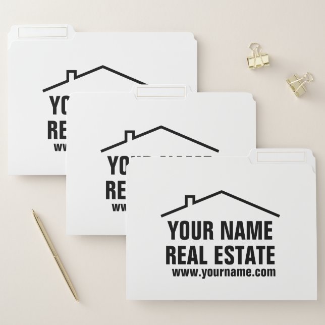 Real Estate and property development file folders (Set)