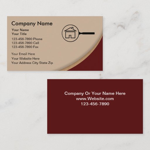 Customizable Real Estate Appraiser Business Card