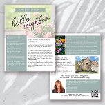 Real Estate April Newsletter Promotional Farming Flyer<br><div class="desc">🏡 This HELLO NEIGHBOR real estate marketing newsletter will raise your brand awareness and generate new leads. The modern design will catch the eye of your potential clients and let them know that you are the friendly, knowledgeable real estate agent. 📝 The template is easy to edit using the personalization...</div>
