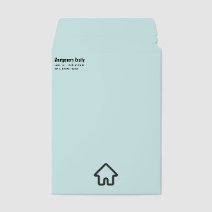 Real Estate Architecture House Icon Address Envelope Mailers