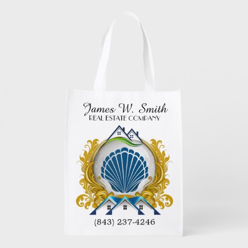 Real Estate Beach Tote _ See Both Sides
