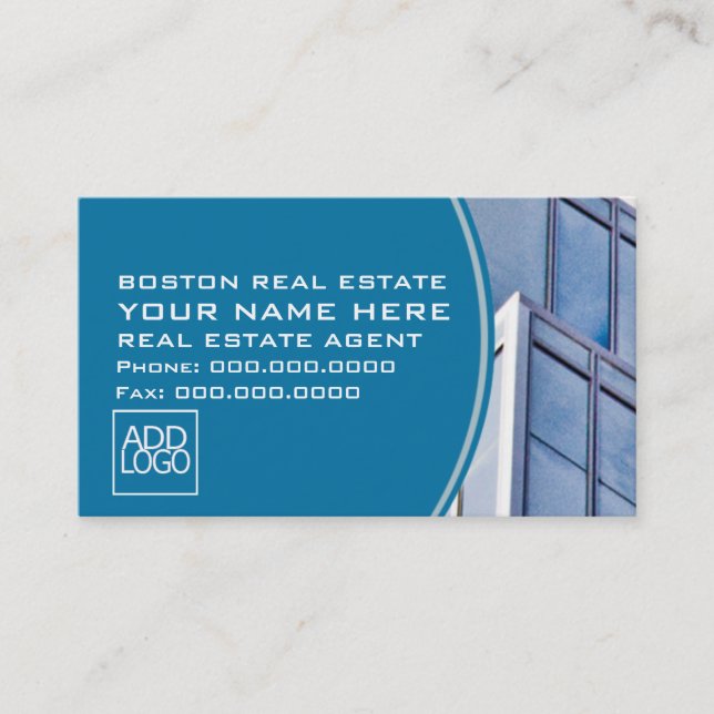 Real Estate Broker Business Card (Front)