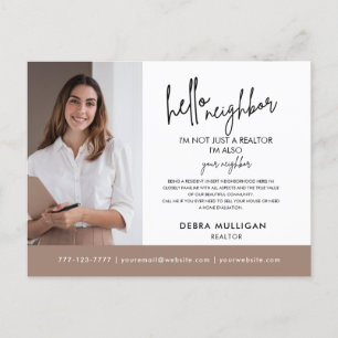 Real Estate Broker Modern Postcard