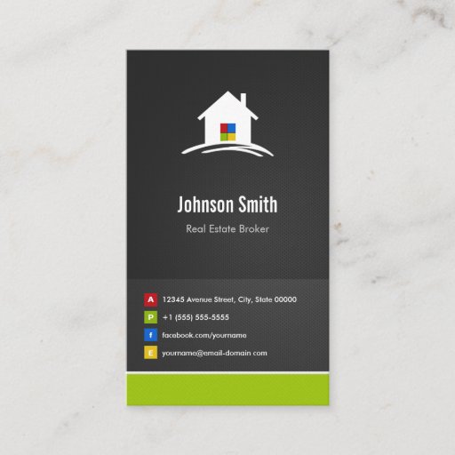 Customizable Real Estate Broker - Premium Creative Innovative Business Card Templates