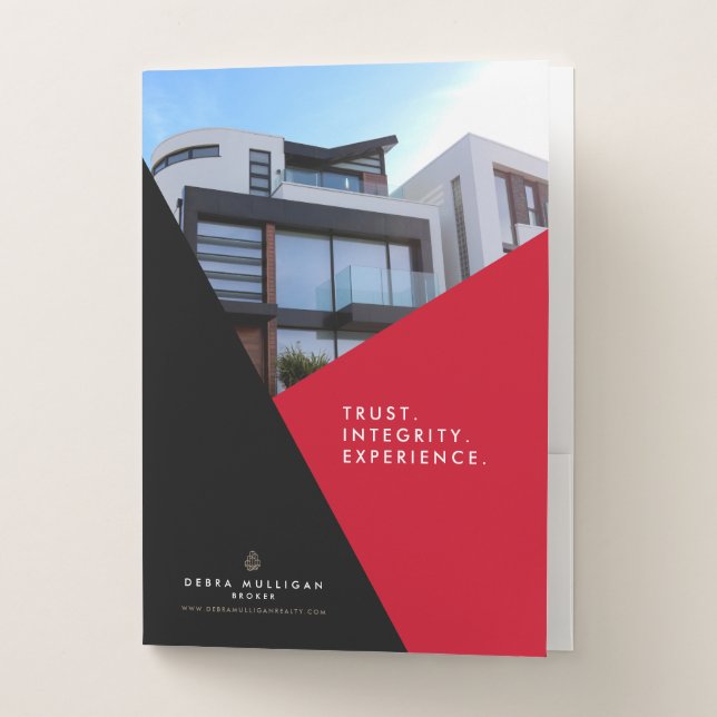 Real Estate Broker Presentation Pocket Folder (Front)