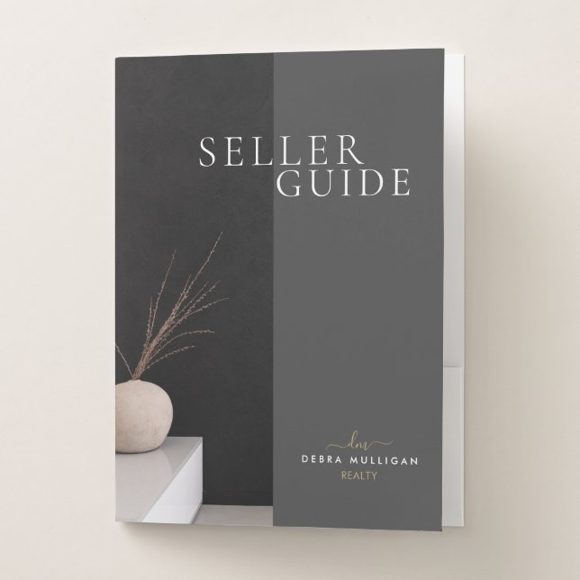 Real Estate Broker Presentation Pocket Folder (Front)