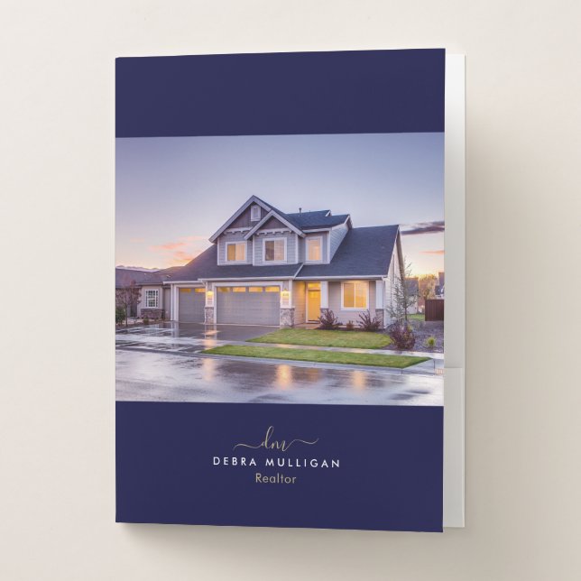 Real Estate Broker Presentation Pocket Folder (Front)