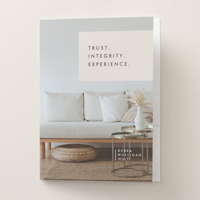Real Estate Broker Presentation Pocket Folder (Front)
