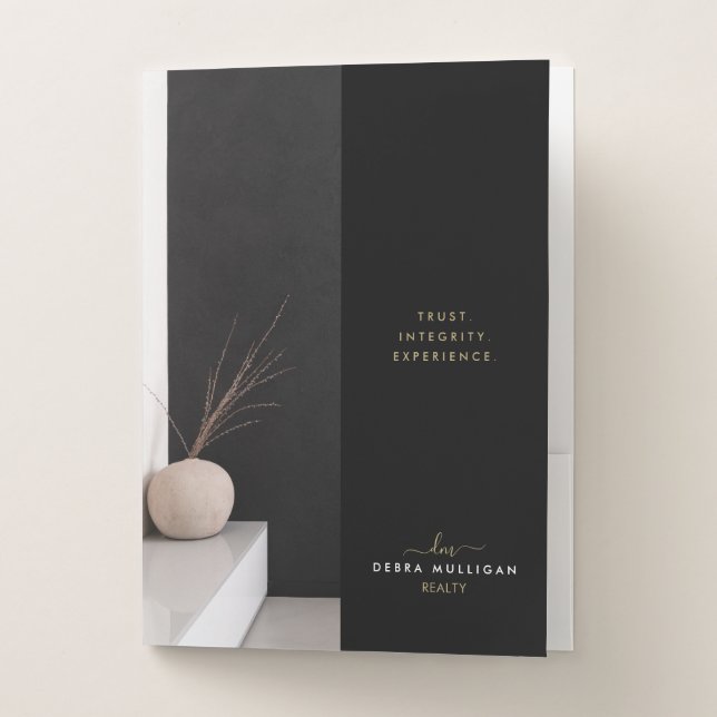 Real Estate Broker Presentation Pocket Folder (Front)